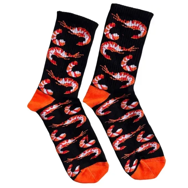 Чорні шкарпетки Креветки Ponty Socks