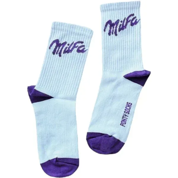 Білі шкарпетки Milfa Ponty Socks 18+