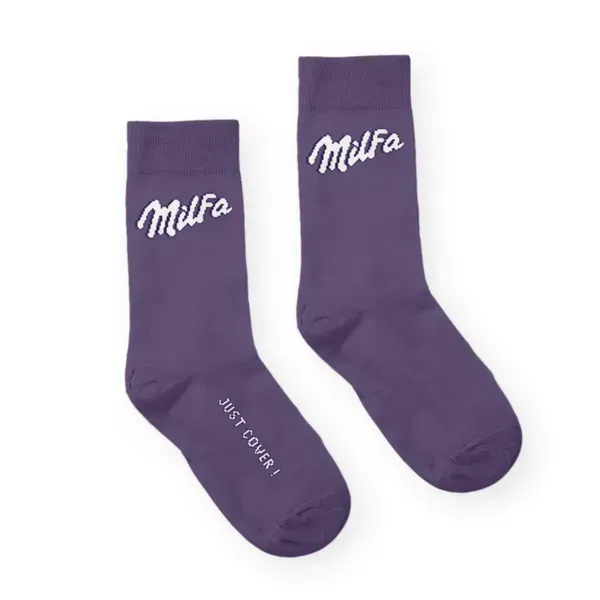 Фіолетові шкарпетки Milfa Just Cover на подарунок